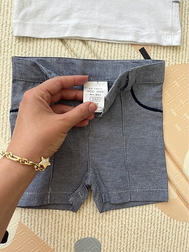 Babydoll Erkek bebek şortlu takım