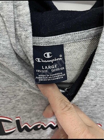 Diğer CHAMPION HOODED SWEATSHIRT ORJİNAL