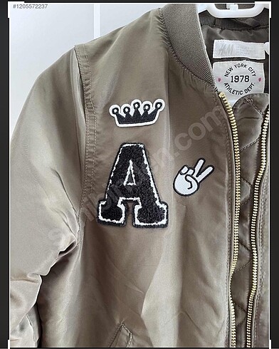 11-12 Yaş Beden H&M KIZ ÇOCUK HAKİ MONT