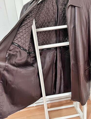 m Beden kahverengi Renk MAX MARA WEEKEND DERİ CEKET