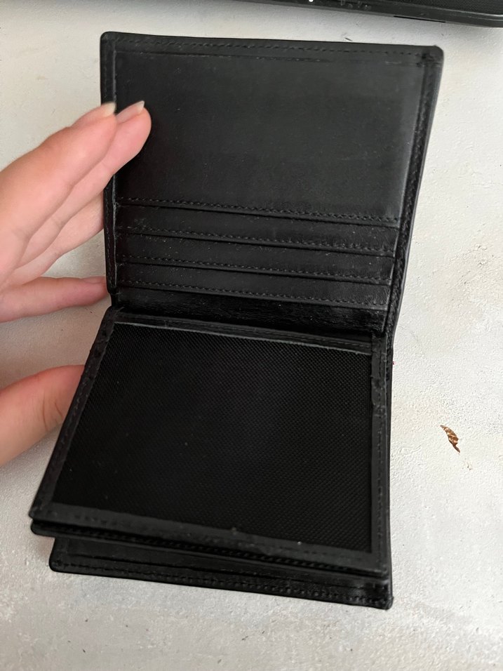 Siyah Minimalist Erkek Cüzdanı - Görsel 4