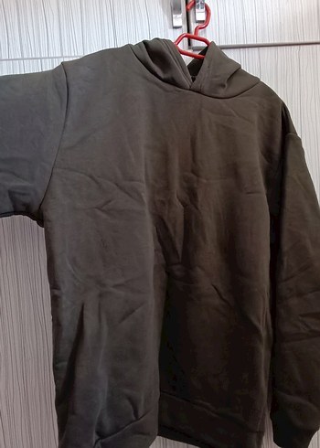 Trendyol & Milla Dik Yaka Kahverengi kapalı yeşil Sweatshirt
