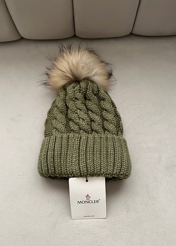 Moncler Örgü Kadın Bere - Gri - Görsel 2