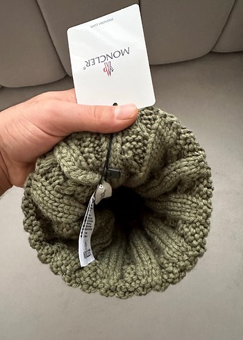 Moncler Örgü Kadın Bere - Gri - Görsel 3