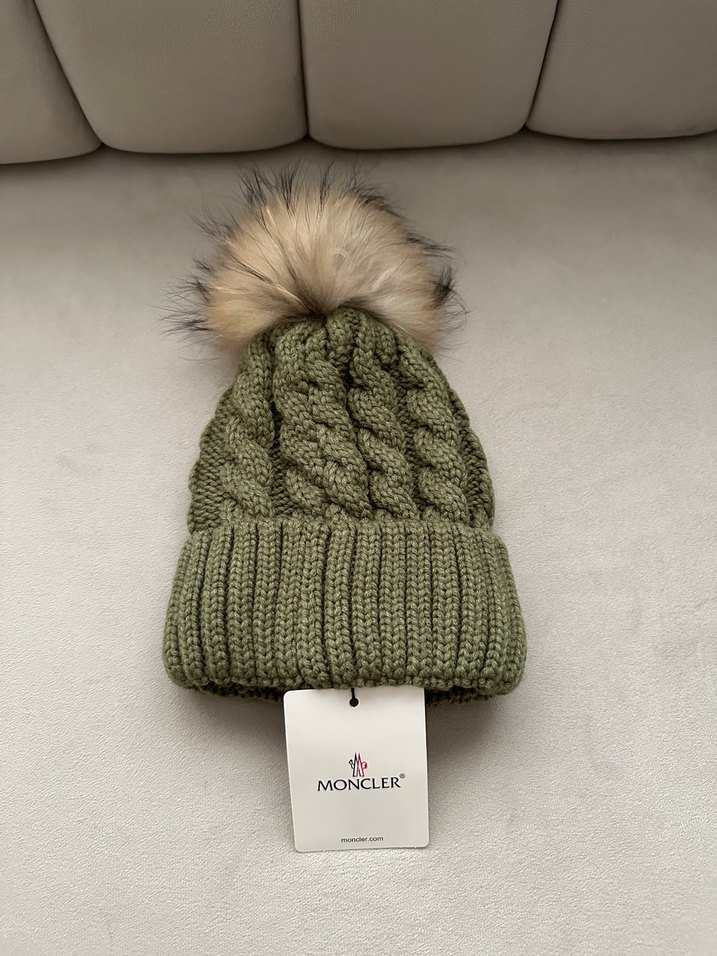 Moncler Örgü Kadın Bere - Gri - Görsel 2