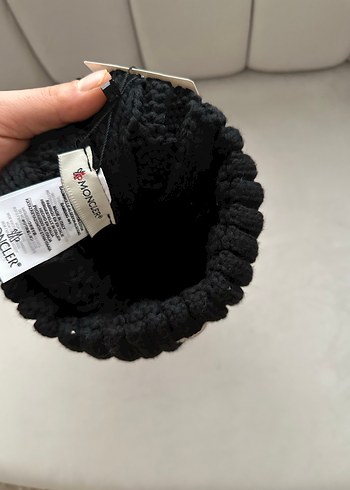 Moncler Kadın Siyah Örgü Yün Bere - Görsel 3