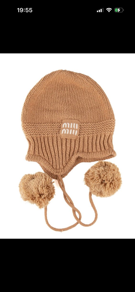 Bej Örgü Kadın Bere - Görsel 2