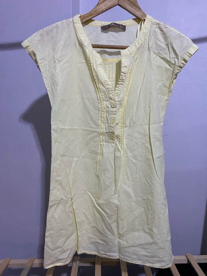 adl y2k fairycore Keten Bluz - Görsel 2