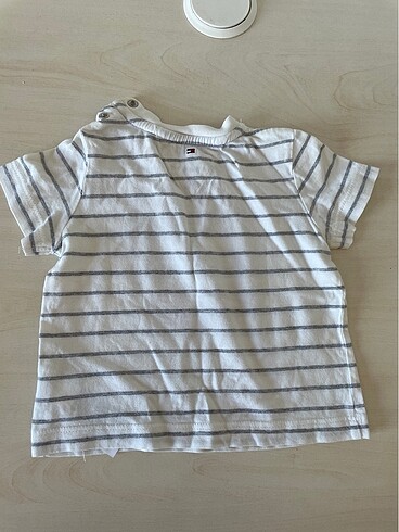 6 Ay Beden beyaz Renk Tommy Hilfiger bebek t-shirt