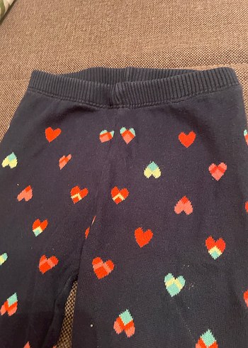 LCW Kız Çocuk Kalp Desenli Triko Tayt - Görsel 2