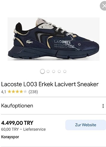 Lacoste Erkek Ayakkabı 
