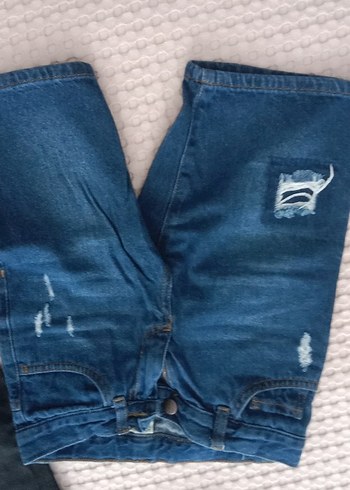 8 Yaş Beden Erkek Çocuk Gri Triko Sweatshirt