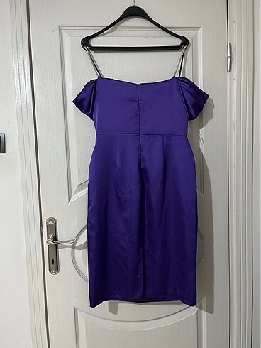 Lila midi abiye