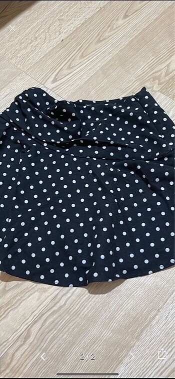 Zara puantiyeli etek