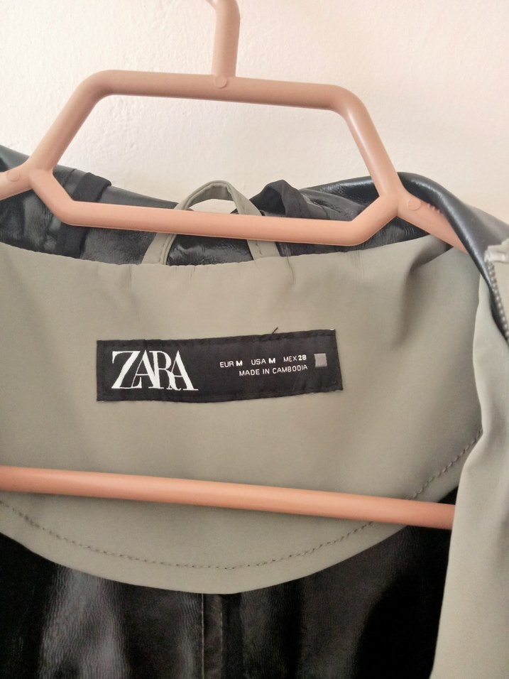 Kadın Haki Midi Denim Yağmurluk - Görsel 5