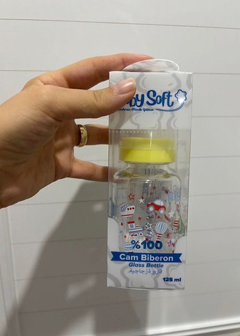 Baby Soft %100 Cam Biberon 125 ml Sarı - Görsel 2