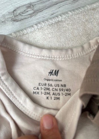 Bebek Beyaz Kısa Kollu Pamuklu Tulum - Görsel 2