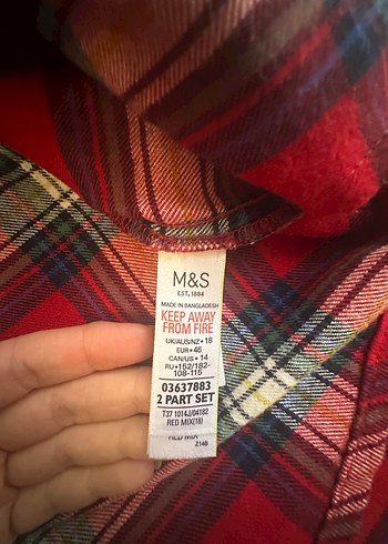 Kareli Düğmeli Erkek Pijama Takımı - Görsel 5