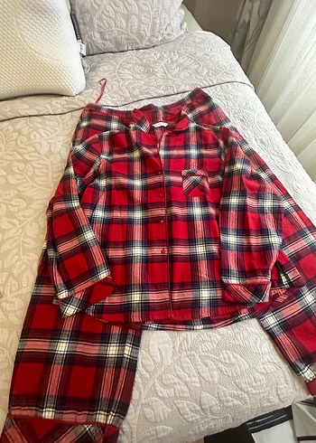 Kareli Düğmeli Erkek Pijama Takımı - Görsel 2