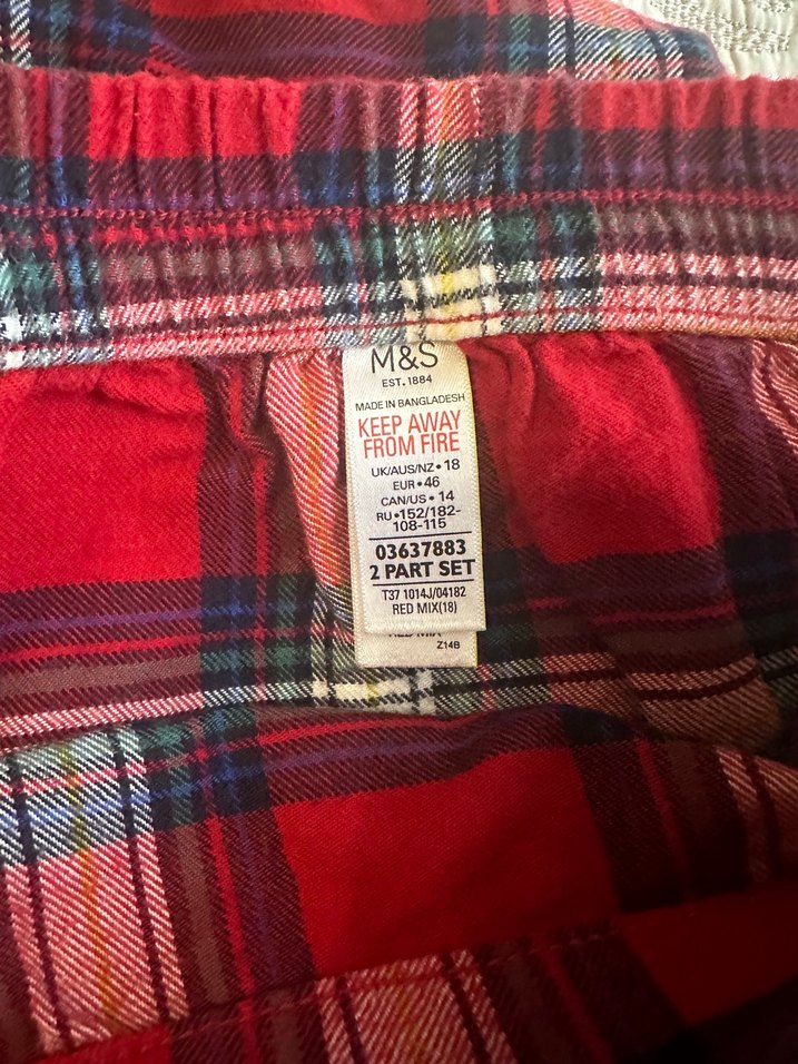 Kareli Düğmeli Erkek Pijama Takımı - Görsel 4