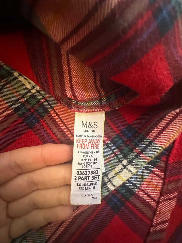 Kareli Düğmeli Erkek Pijama Takımı - Görsel 5