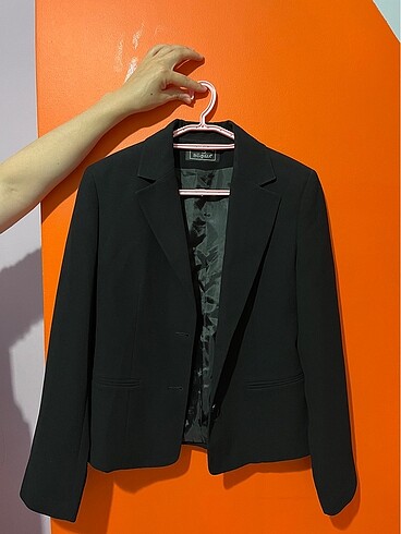 s Beden Siyah blazer ceket