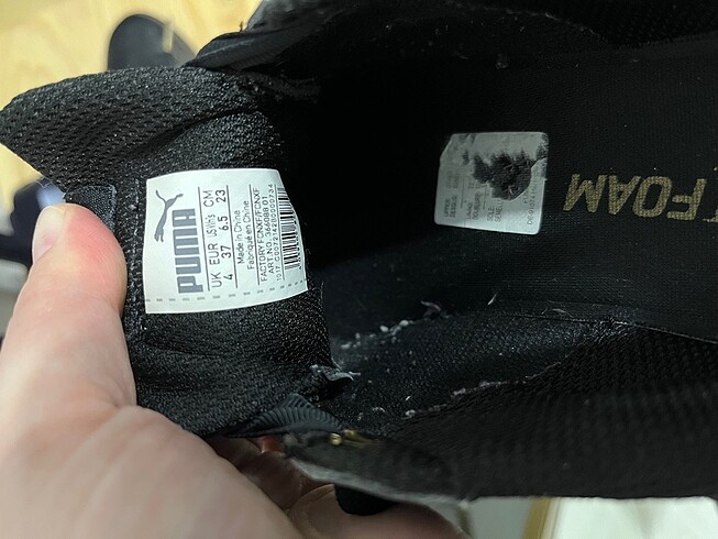 Puma Orijinal Puma siyah spor ayakkabı