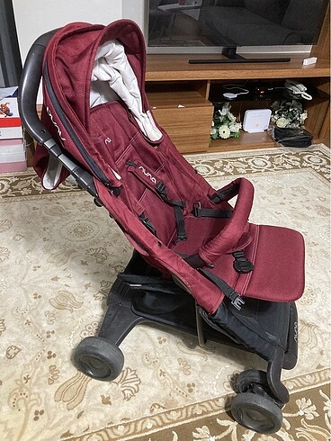 Diğer Beden bordo Renk Bebek arabası Nuna peplux bordo , katlanır