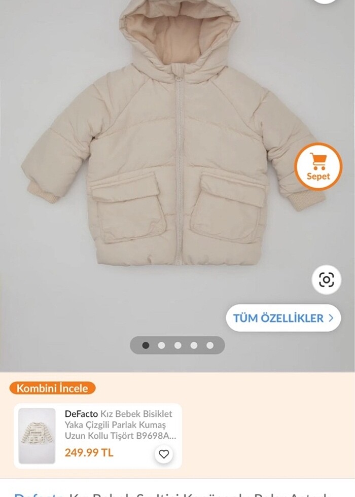 Bebek mont - Görsel 4