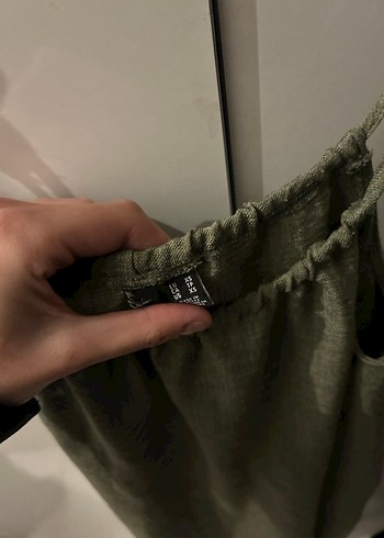 Haki Yeşili Salaş Elbise - Görsel 2