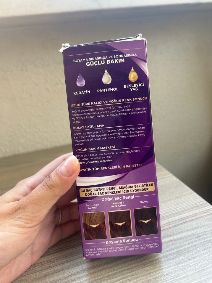 Palette Kalıcı Saç Boyası 5-68 Kestane - Görsel 2