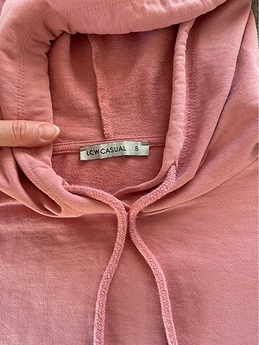 s Beden Lc waikiki pembe oversize sweatshirt
