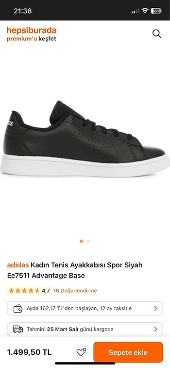 Spor ayakkabı adidas