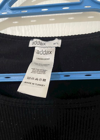 Siyah Uzun Kollu Crop Top - Görsel 3