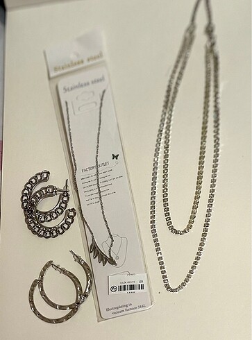 Beden 4lü silver set????????