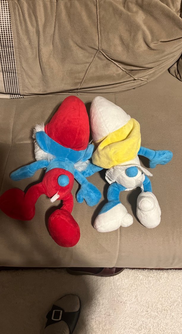 Mavi Renkli Şirinler Peluş Oyuncak Seti - Görsel 2