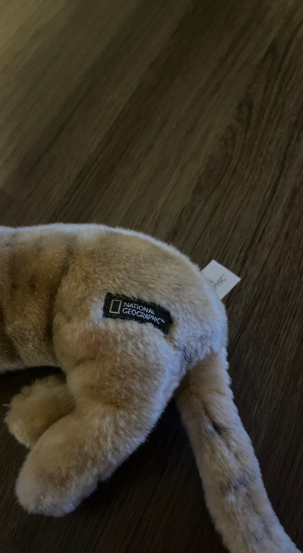 Bej Kaplan Peluş Oyuncak - Görsel 3