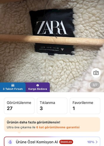zara Kürklü Siyah Deri Kadın Kısa Mont - Görsel 2