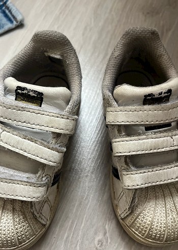 bebek Beyaz Cırtlı Spor Ayakkabı - Görsel 2