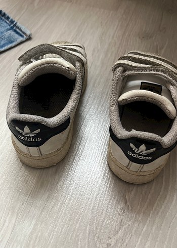 bebek Beyaz Cırtlı Spor Ayakkabı - Görsel 3