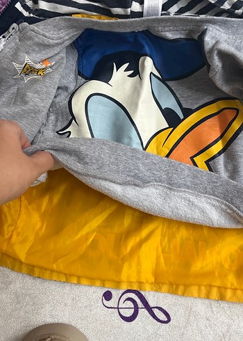 unisex cocuk c&a marka disney orjınal ceket - Görsel 6