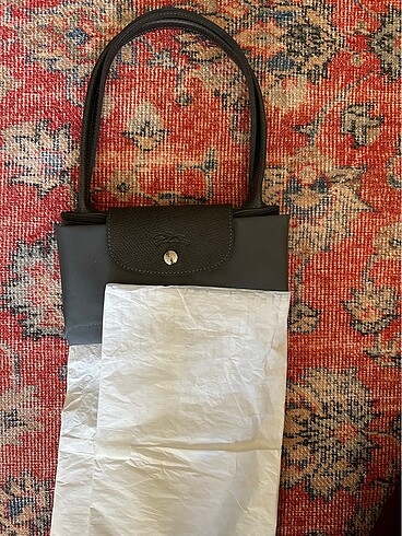  Beden gri Renk Longchamp m kol çantası