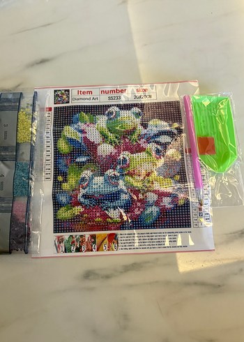 kurbaga Elmas Mozaik Puzzle