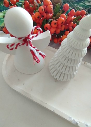  Beden beyaz Renk taş tozu dekor