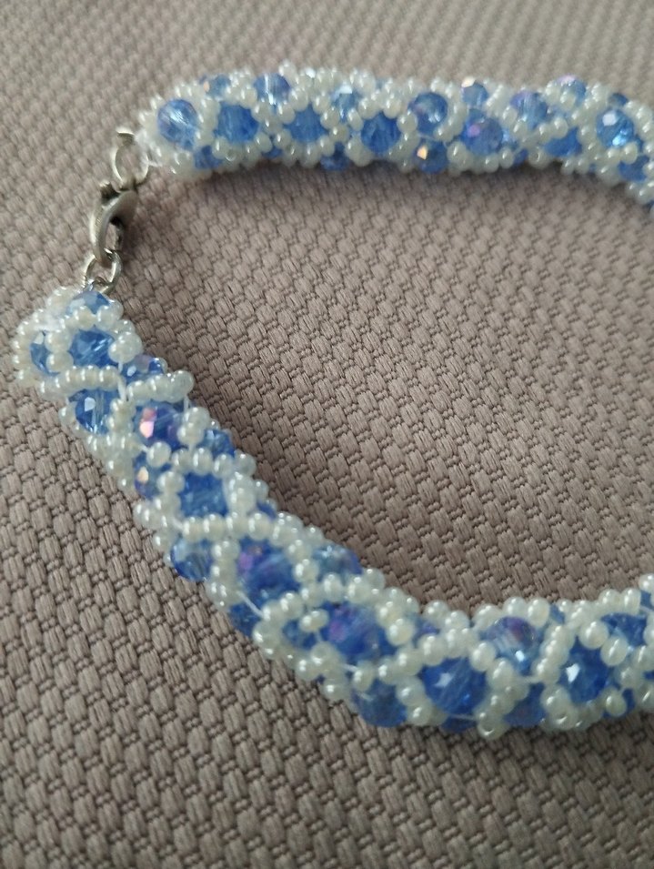 Mavi Boncuklu Bohem Bileklik - Görsel 3