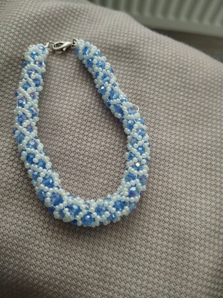 Mavi Boncuklu Bohem Bileklik - Görsel 4