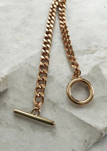 Gurmet Zincir Detaylı Kadın Bileklik - Görsel 4