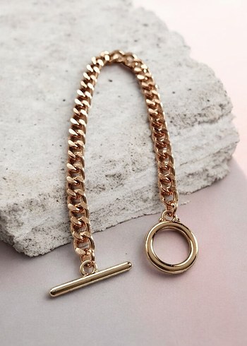 Gurmet Zincir Detaylı Kadın Bileklik - Görsel 5