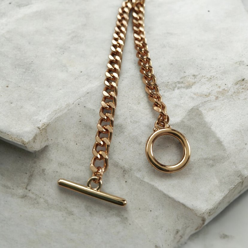 Gurmet Zincir Detaylı Kadın Bileklik - Görsel 4