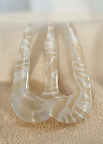 Vintage Akrilik Saç Tokası - Görsel 2